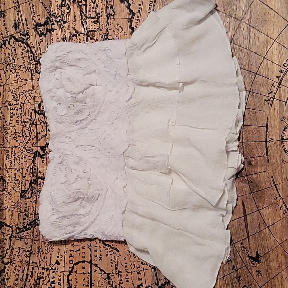 Free People white top size large